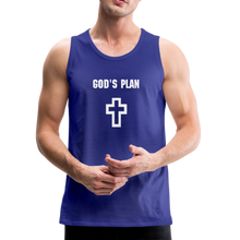 Load image into Gallery viewer, God&#39;s Plan Men&#39;s Tank - royal blue