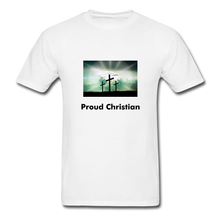 Load image into Gallery viewer, Proud Christian Men&#39;s T-Shirt - white