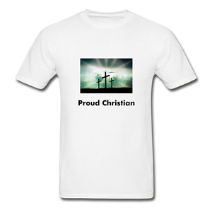Proud Christian Men's T-Shirt - white