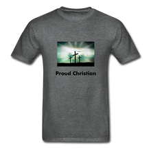 Load image into Gallery viewer, Proud Christian Men&#39;s T-Shirt - deep heather
