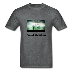 Proud Christian Men's T-Shirt - deep heather