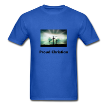 Load image into Gallery viewer, Proud Christian Men&#39;s T-Shirt - royal blue