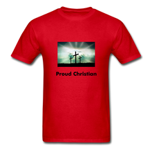 Load image into Gallery viewer, Proud Christian Men&#39;s T-Shirt - red