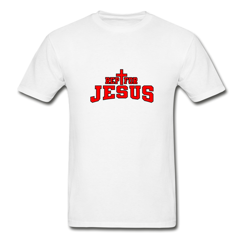 Rep For Jesus Men's T-Shirt - white