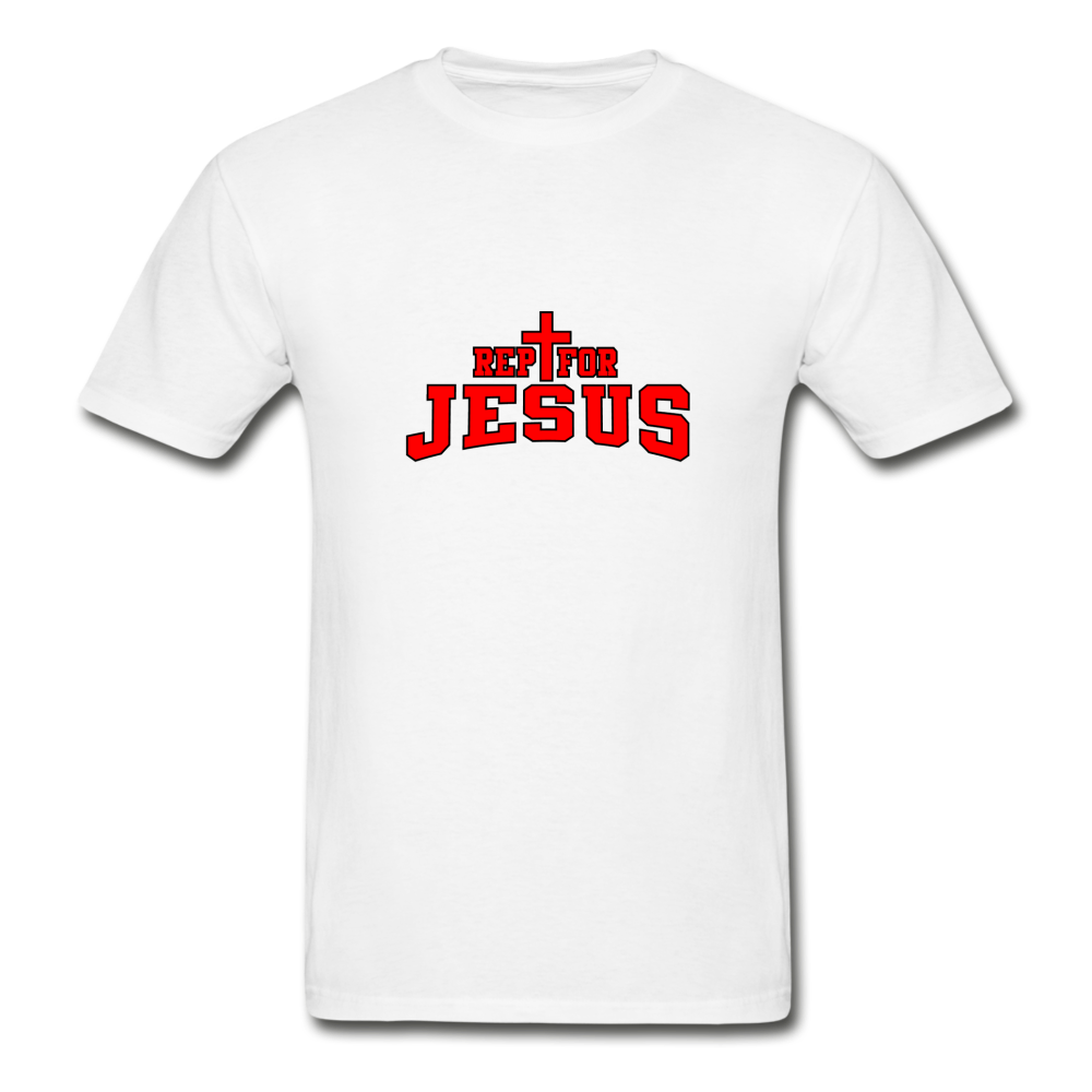 Rep For Jesus Men's T-Shirt - white
