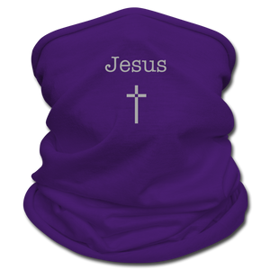 Jesus Scarf - purple