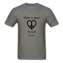 Load image into Gallery viewer, Peace in God Men&#39;s T-Shirt - charcoal