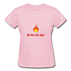 On Fire Women's T-Shirt - light pink