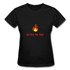 On Fire Women's T-Shirt - black