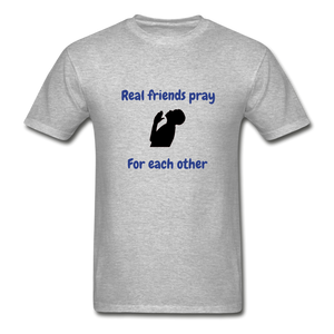 Real Friends Men's T-Shirt - heather gray