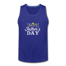 Load image into Gallery viewer, Happy Father&#39;s Day 3 Tank - royal blue