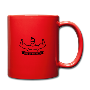 Dad of the Year Coffee Mug - red