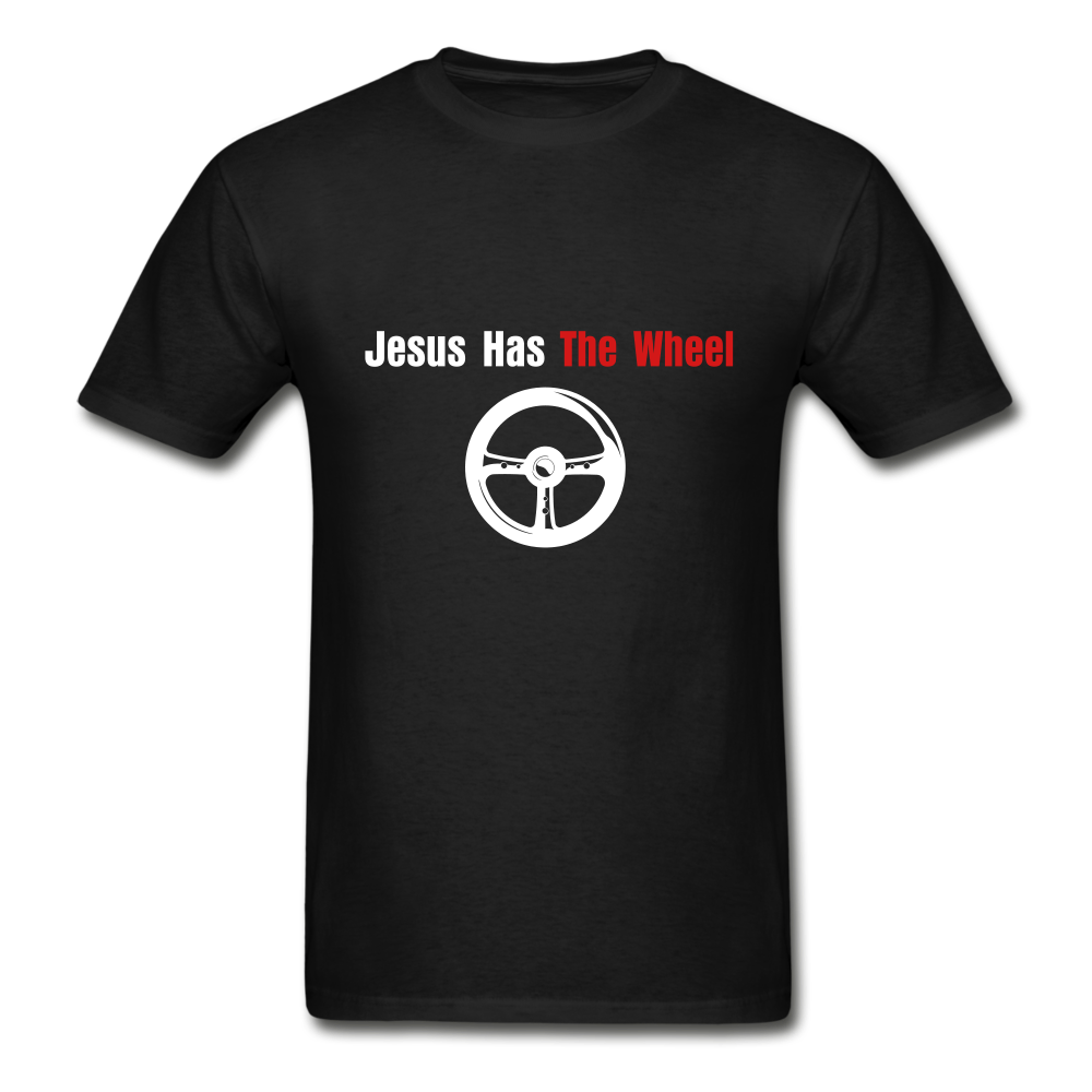Has The Wheel Men's T-Shirt - black