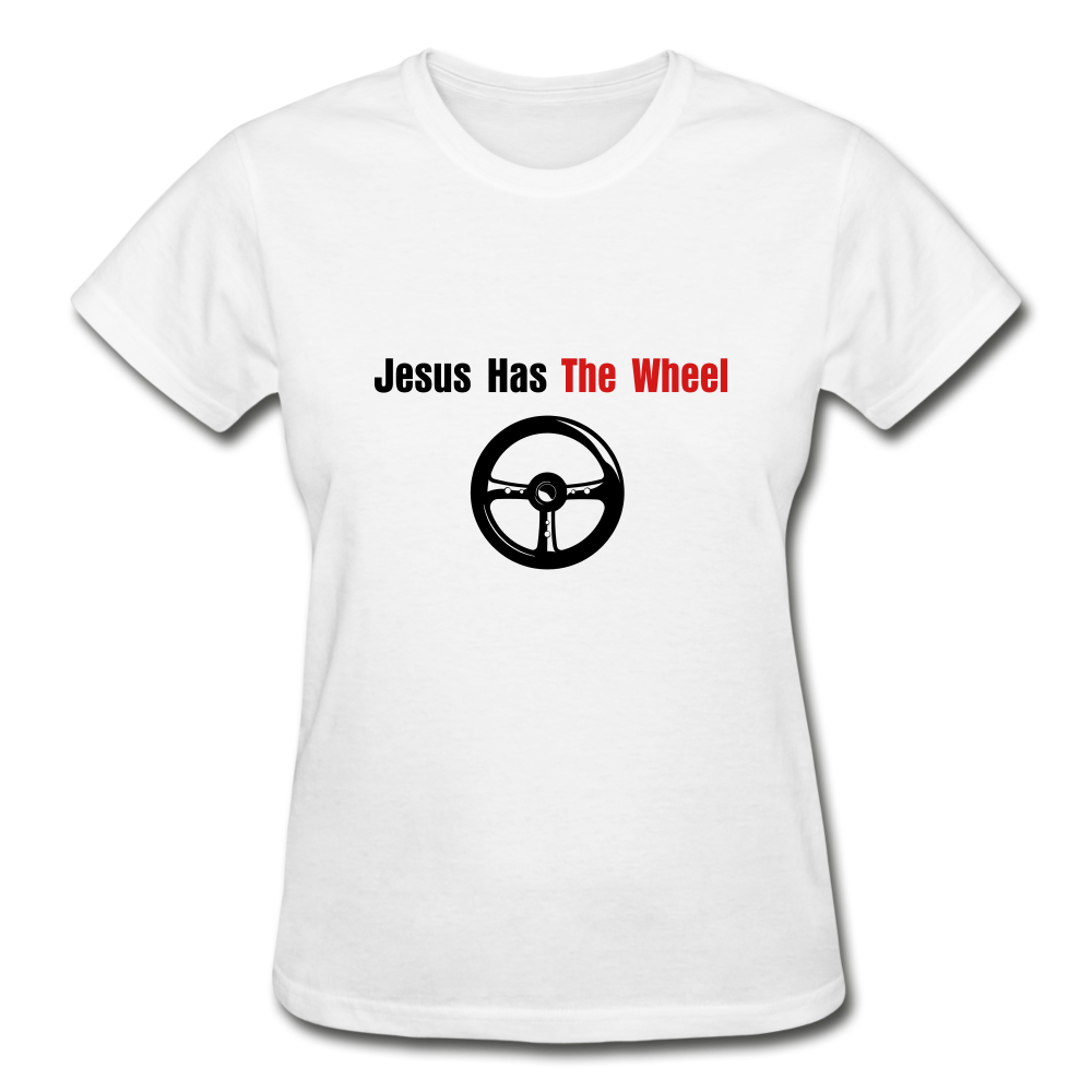Has The Wheel Women's T-Shirt - white