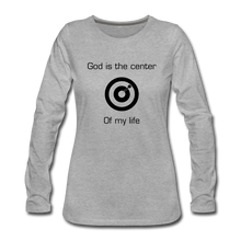 Load image into Gallery viewer, The Center Women&#39;s Long Sleeve - heather gray