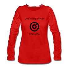 Load image into Gallery viewer, The Center Women&#39;s Long Sleeve - red