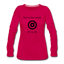 Load image into Gallery viewer, The Center Women&#39;s Long Sleeve - dark pink