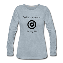 Load image into Gallery viewer, The Center Women&#39;s Long Sleeve - heather ice blue