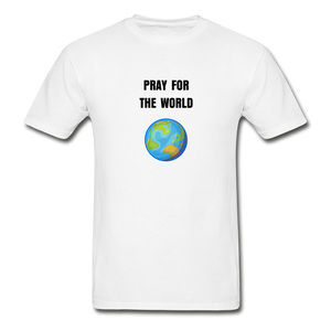 Pray For The World Men's T-Shirt - white