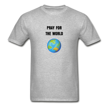 Load image into Gallery viewer, Pray For The World Men&#39;s T-Shirt - heather gray
