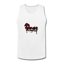 Load image into Gallery viewer, Peace Men&#39;s Tank - white
