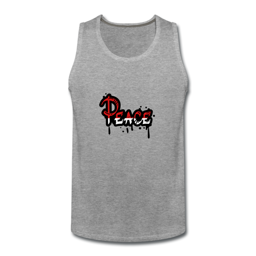 Peace Men's Tank - heather gray