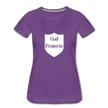 Load image into Gallery viewer, God Protect&#39;s Women&#39;s T-Shirt - purple