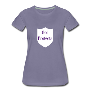 God Protect's Women's T-Shirt - washed violet