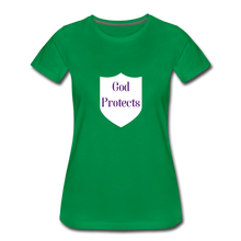 Load image into Gallery viewer, God Protect&#39;s Women&#39;s T-Shirt - kelly green