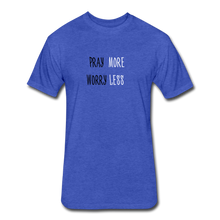 Load image into Gallery viewer, Pray More, Worry Less Men&#39;s T-Shirt - heather royal