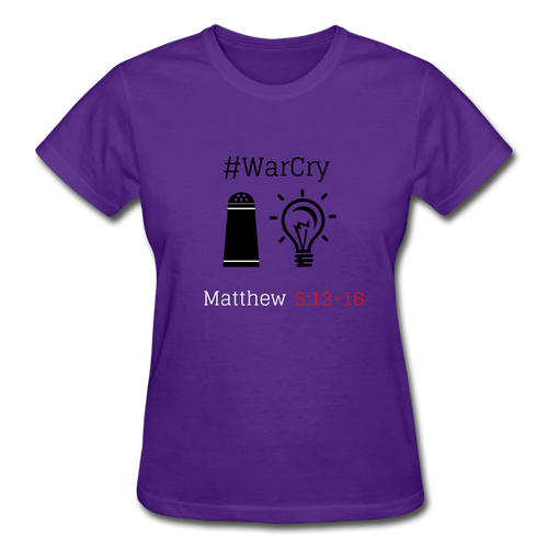 War Cry Women's T-Shirt - purple