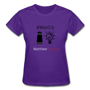 War Cry Women's T-Shirt - purple