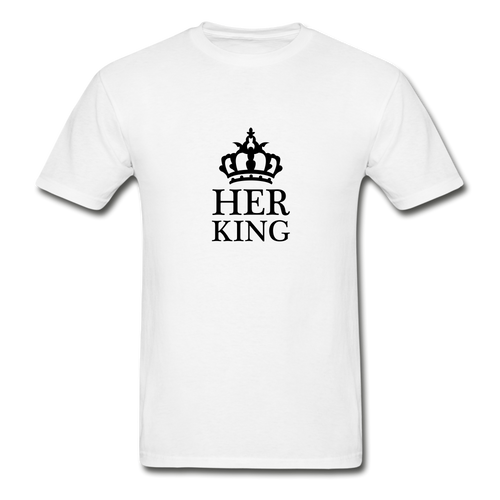 Her King Men's T-Shirt - white