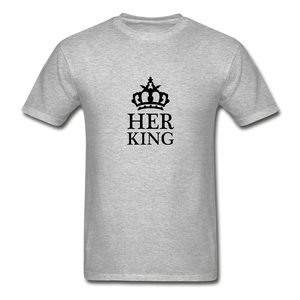 Her King Men's T-Shirt - heather gray