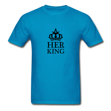 Load image into Gallery viewer, Her King Men&#39;s T-Shirt - turquoise