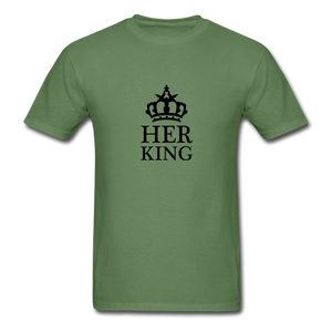 Her King Men's T-Shirt - military green