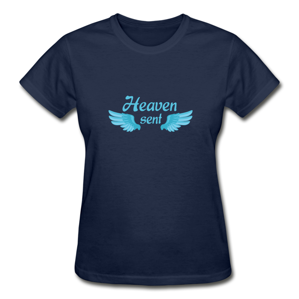 Heaven Sent Women's T-Shirt - navy