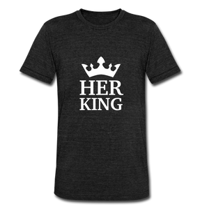 Her King Two Men's T-Shirt - heather black