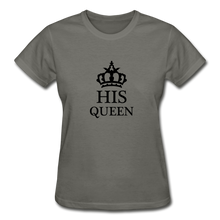 Load image into Gallery viewer, His Queen Women&#39;s T-Shirt - charcoal