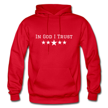 Load image into Gallery viewer, In God I Trust Men&#39;s Hoodie - red