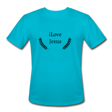 Load image into Gallery viewer, iLove Jesus Men&#39;s T-Shirt - turquoise