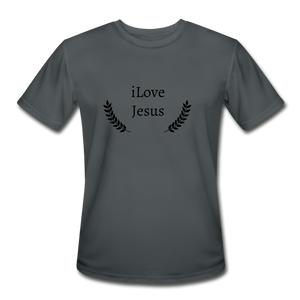 iLove Jesus Men's T-Shirt - charcoal