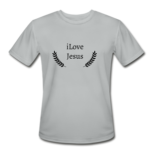 iLove Jesus Men's T-Shirt - silver