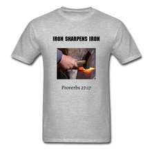 Load image into Gallery viewer, Iron Sharpens Iron Men&#39;s T-Shirt - heather gray
