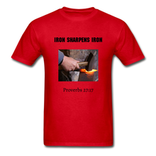Load image into Gallery viewer, Iron Sharpens Iron Men&#39;s T-Shirt - red