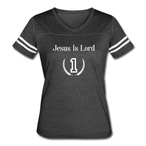 Jesus Is Lord Women's Jersey T-Shirt - vintage smoke/white