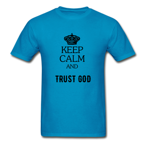 Keep Calm Men's T-Shirt - turquoise