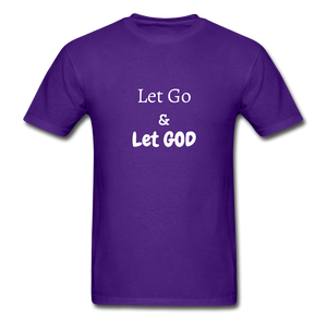 Let Go Men's T-Shirt - purple