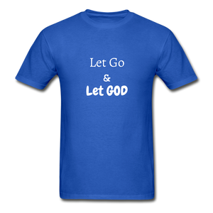 Let Go Men's T-Shirt - royal blue