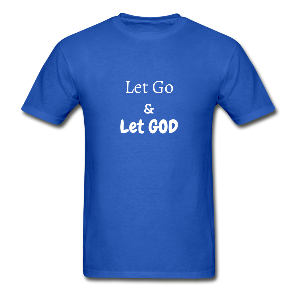 Let Go Men's T-Shirt - royal blue